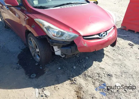 2016 Hyundai Elantra Limited из США, поврежденный, VIN 5NPDH4AE8GH659176